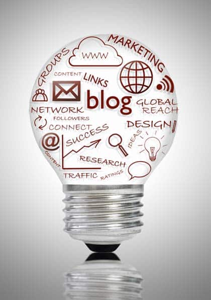This is the blog bulb. Its purpose is to remind you of the importance of blogging in commerce today. Hire a ghostwriter to handle it if you can't.